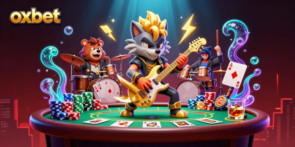 Experience the thrill of oxbet with vibrant 3D visuals showcasing wild casino action and excitement.