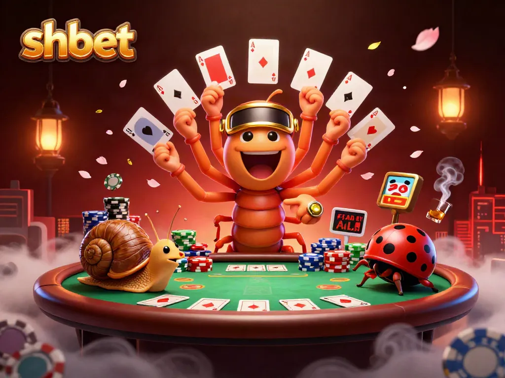 Experience the thrilling action of shbet with a vibrant casino scene featuring dynamic characters and game elements.