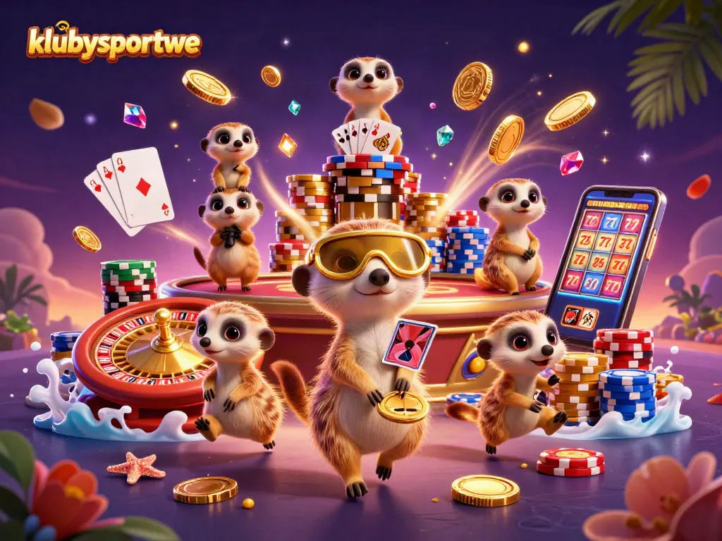 Engage in thrilling casino action at klubysportowe with energetic meerkats running the show!