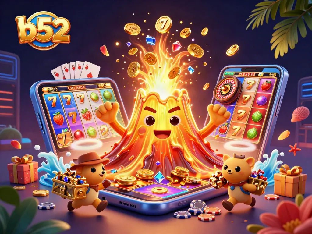 Experience excitement with the b52 game featuring golden treasures and vibrant slot action!