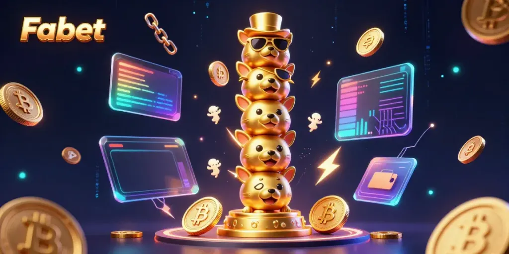 Fabet players enjoying exciting gaming moments with a vibrant 3D casino scene.