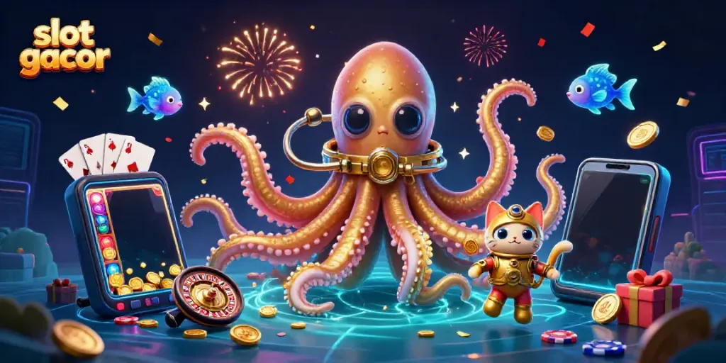 Visualisasi slot gacor yang menunjukkan kemenangan dinamis dan keterlibatan permainan online.