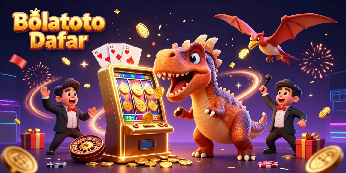 Experience the thrill of Bolatoto Daftar as a pachycephalosaurus wins jackpot coins!