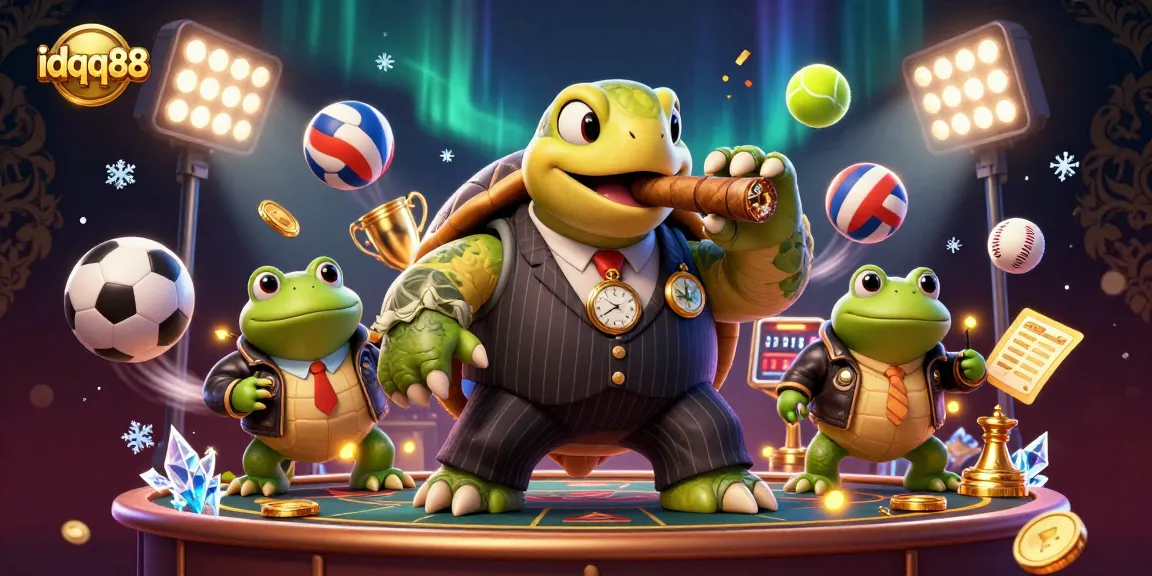 Experience thrilling sports betting with idqq88 as turtle mobsters navigate a dynamic casino scene.
