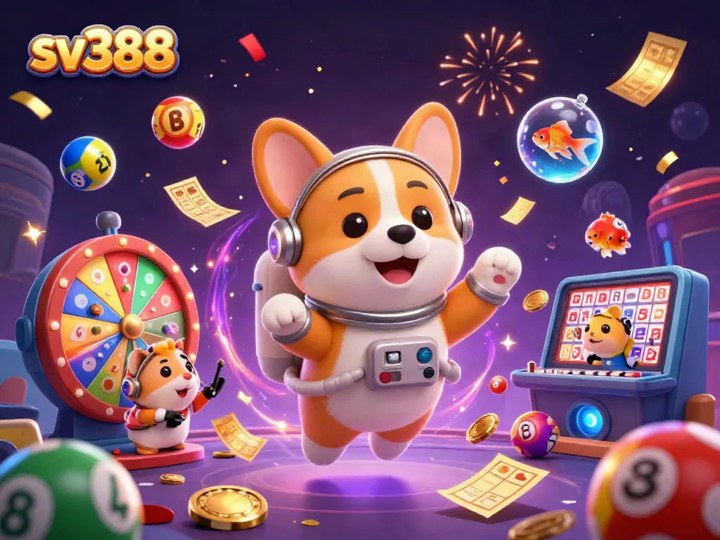 Engaged players enjoying sv388's dynamic casino gaming experience with lively animated elements.