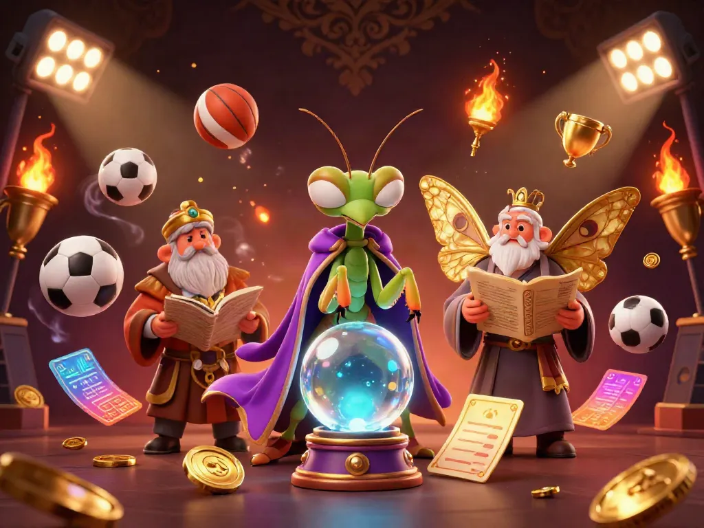 Engage in thrilling gambling action at ga6789 with vibrant 3D characters, sports elements, and mystical energy.