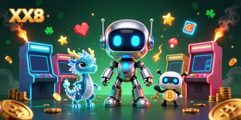 Experience thrilling gameplay at XX8 with a vibrant digital casino scene showcasing exciting game elements.