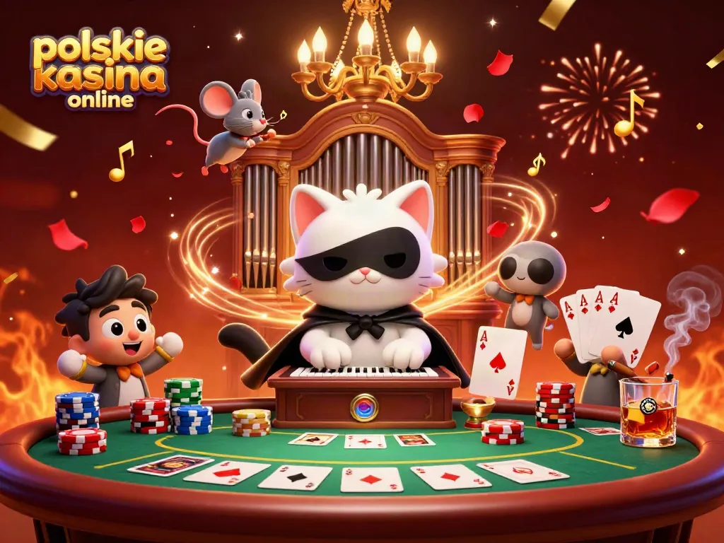Experience thrilling gameplay at polskie kasyna online with this vibrant casino scene.