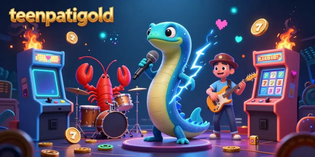 Experience the thrilling underwater world of teenpatiigold with vibrant characters and game elements.