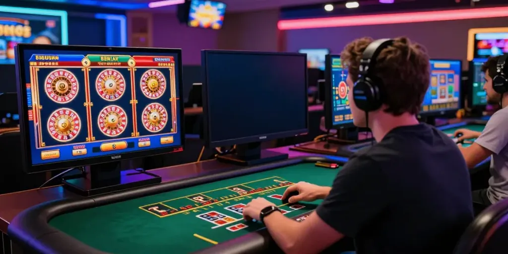 Exciting fox88 online gaming scene with live dealer and vibrant games.