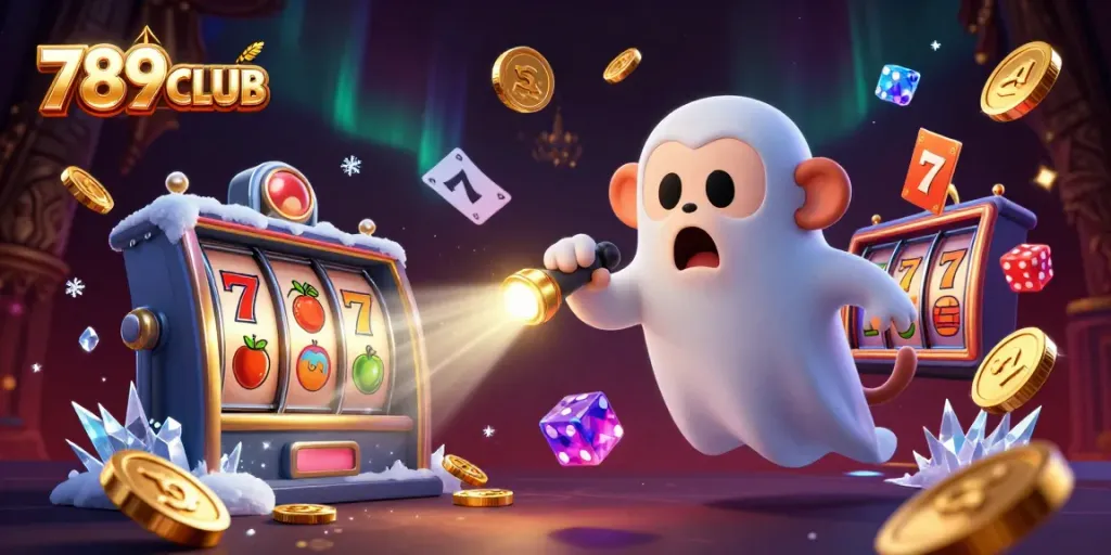 Win big at 789CLUB by playing slots with our magical monkey and treasure-filled scene.
